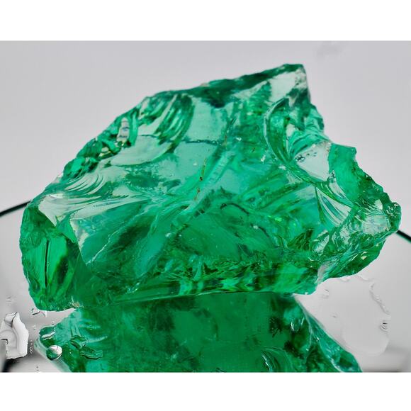 Green Obsidian Slag Glass Mexico Raw Natural Rough Crystal Mineral Rock 1.65lb